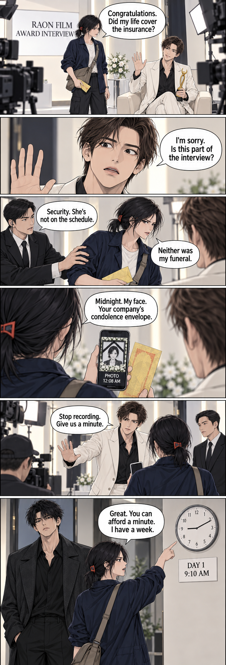 Obang Yarok: Return to Sender — Episode 02: A Star's Secret Insurance. English webtoon.